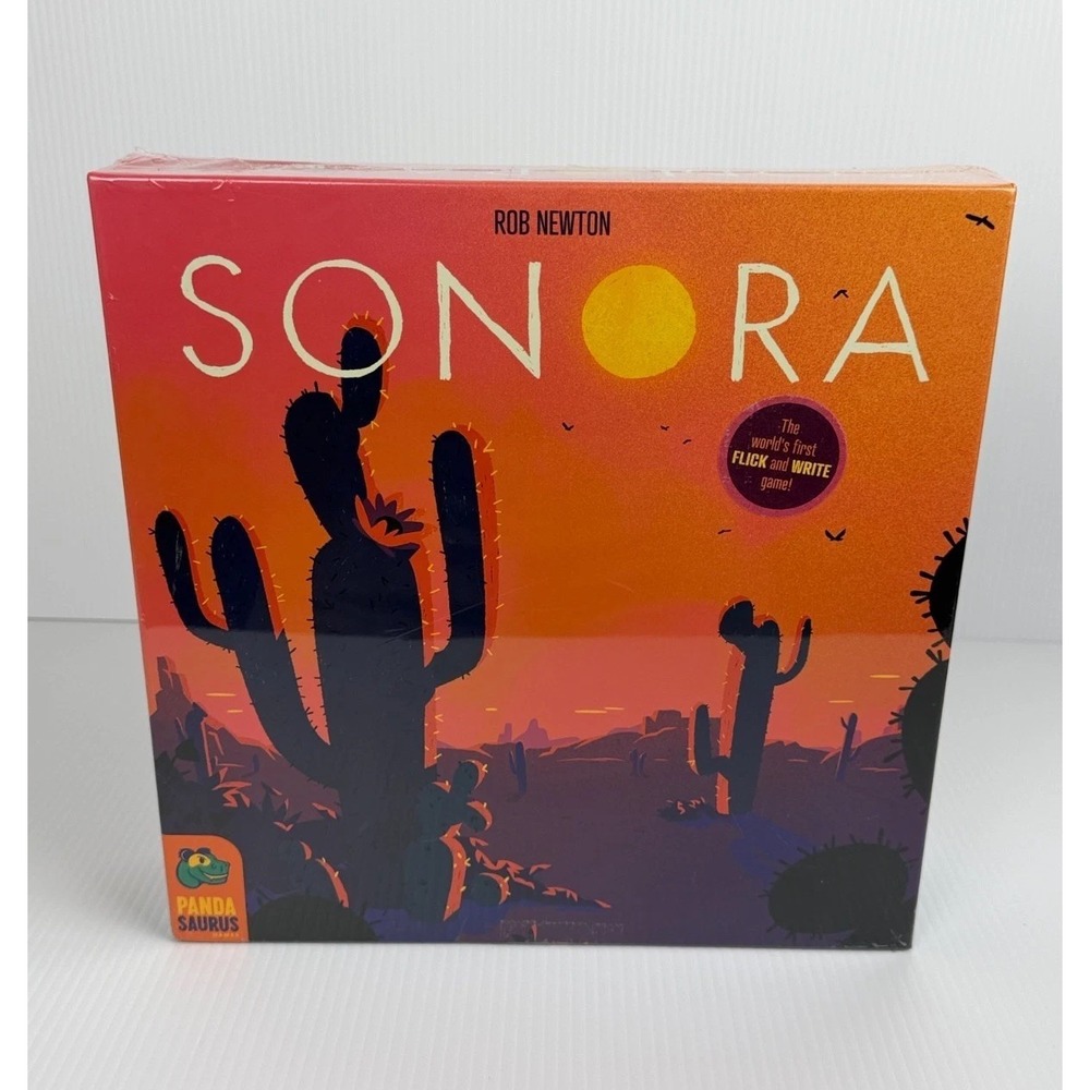 Sonora Board Game Panda Saurus Rob Newton Flick Write 1-4 Players